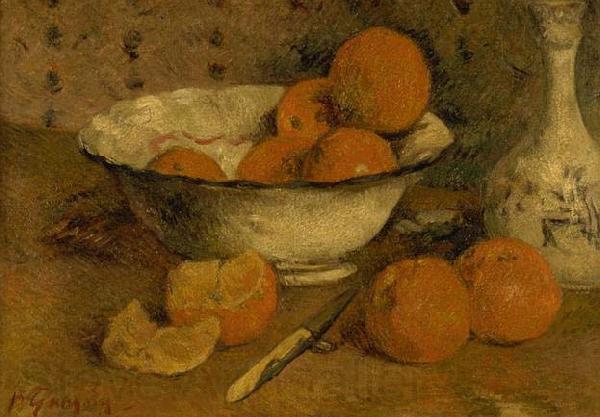 Paul Gauguin Nature morte aux oranges Norge oil painting art